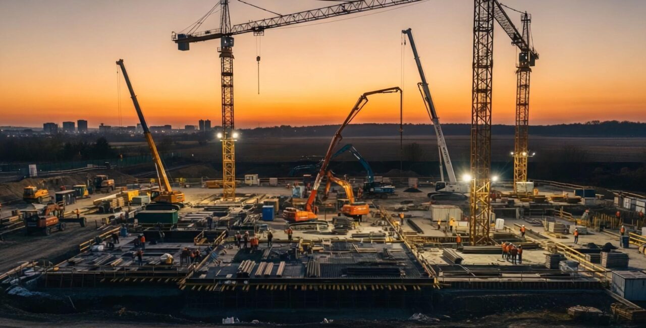 Büyük ölçekli şantiyeler için kaba inşaat işçilik taşeronu