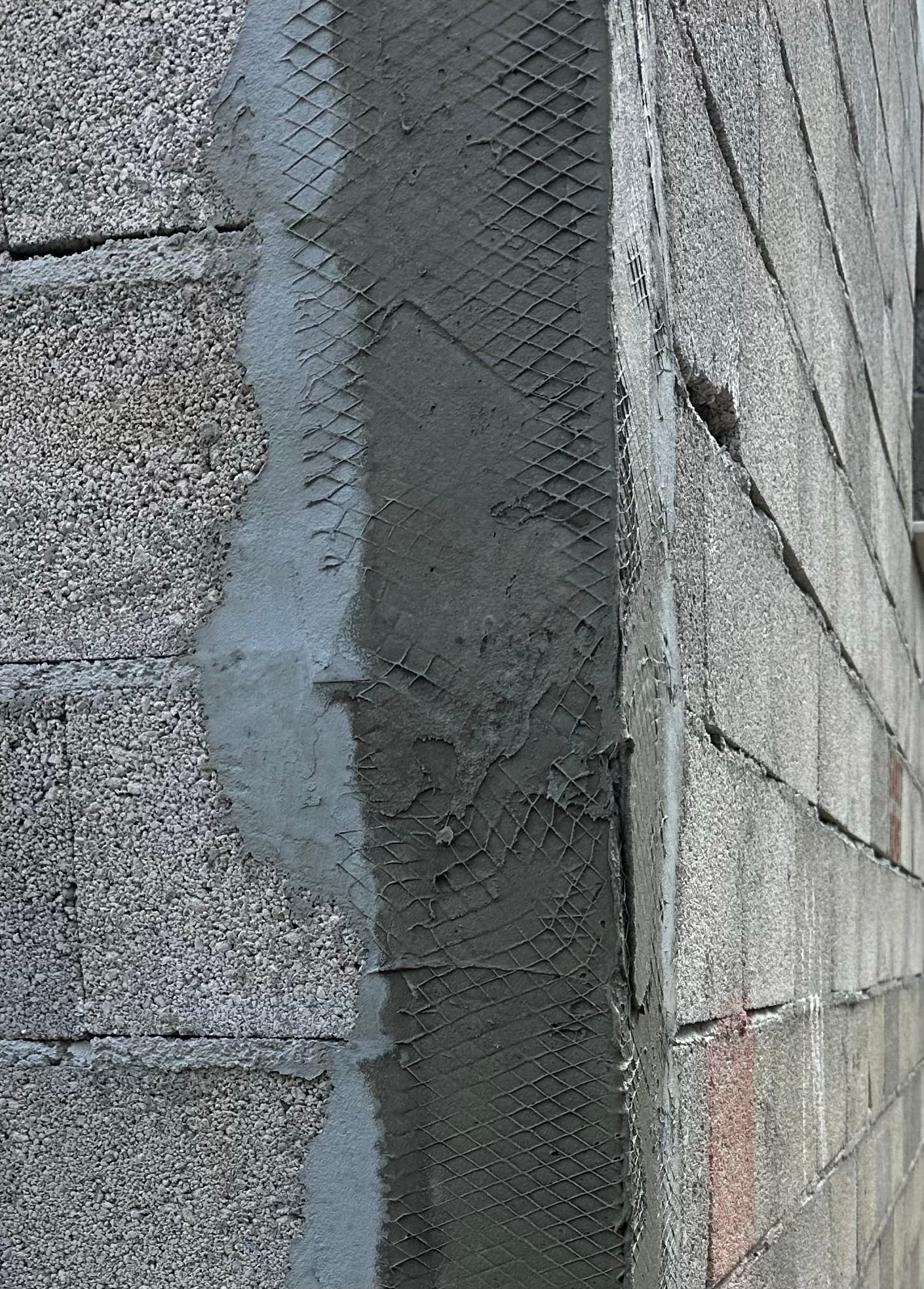 Sıva öncesi rabitz teli uygulaması — çatlak önleme detayı